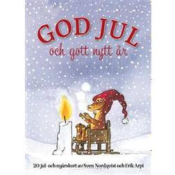 God Jul och Gott Nytt År - Vykortsbok