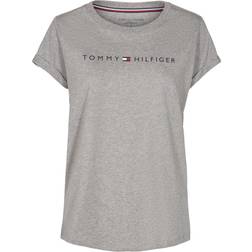 Tommy Hilfiger Logo Cotton T-shirt - Grey Heather