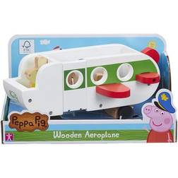Bandai Peppa Pig Wooden Aeroplane