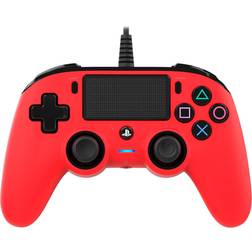 Nacon Wired Compact Controller (PS4) - Rød