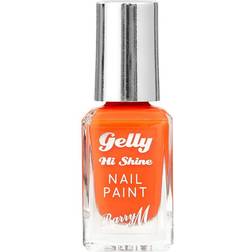 Barry M Gelly Hi Shine Nail Paint GNP57 Tangerine 10ml