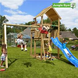 Jungle Gym Play Tower Complete Palace Incl Swing Module X'tra & Slide