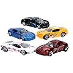 Johntoy Super Cars legetøjsbiler, 5 stk