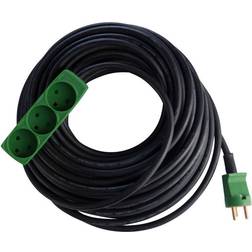 E-Line kabelsæt m/3-vejs stikdåse 25 m