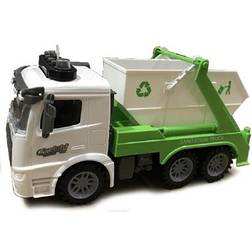Toymax Contruck Skraldebil åben med lys, lyd & Try Me 1:14 grøn