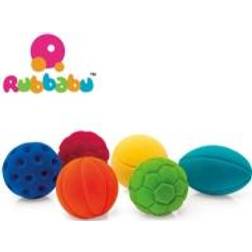 Rubbabu Set of 6 sensory sports balls