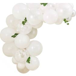 Ginger Ray Balloon Arches Baby Shower White 45-pack