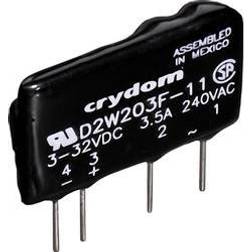 Crydom Halvlederrelæ D2W202F D2W202F Last-Strøm (maks. 2 A Koblingsspænding (max. 280 V/AC Vekslende ved nulspænding 1 stk