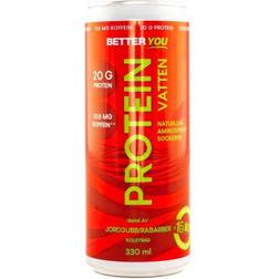 Better You Protein water Strawberry/Rhubarb 330ml 1 stk
