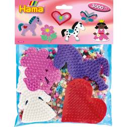 Hama Beads Plates and Beads 3000 pcs