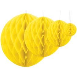 PartyDeco Honeycomb Dekoration Gul