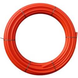 Uponor 32/28 mm PE-kabelrør uden muffe, glat/glat, 100 m, rød