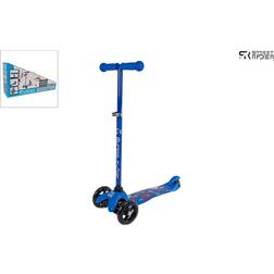 Street Rider 3-hjulet løbehjul med justerbart styr ABEC 7 blå