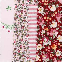 Creativ Company Patchwork Fabric Pink 45x55cm, 4pcs