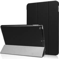MTK For Ipad 9.7-inch (2017) Tri-fold Stand Tablet Case Cover Blac Black