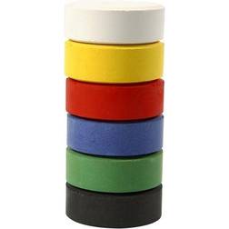 Colortime Vandfarve Blocks Premium (Genopfyld) Basis Farver, 6stk