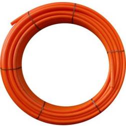 Uponor 32/28 mm PE-kabelrør uden muffe, glat/glat, 100 m, orange