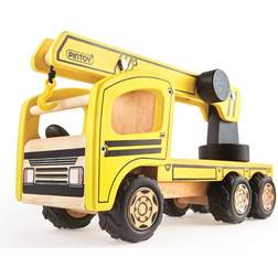 Pintoy Kran Lastbil Trælegetøj