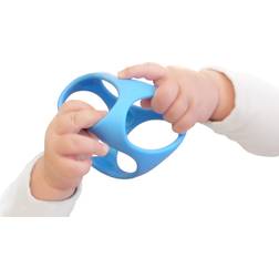 Moluk Babybold i silikone Lyseblå, 1 stk
