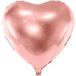 Vegaoo Rose Gold folieballon hjerte 45 cm