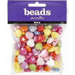 Creotime Heart Beads 25x15mm 70g