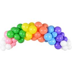 PartyDeco Ballonbue Multifarvet Pastel