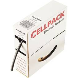 CellPack 127057 Krympeslange uden lim Sort 6.40 mm 3.20 mm Krympningshastighed:2:1 10 m