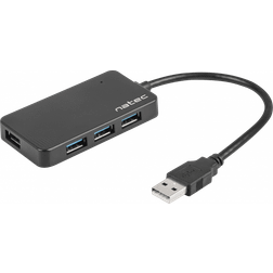 Natec USB A-4xUSB A M-F 3.0 0.2m