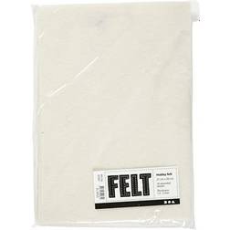 Creotime Hobbyfelt Off-white A4, 10 Sheets