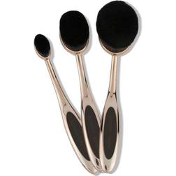Nude by Nature Oval Brush Set 3 Dele