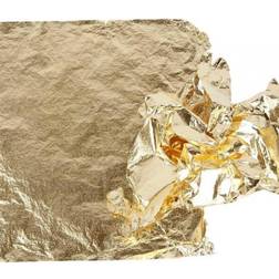 Bladmetal, ark 16x16 cm, guld, 25ark