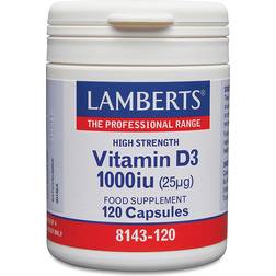Lamberts Vitamin D3 1000iu 120 stk