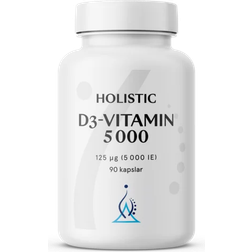 Holistic Vitamin D3 5000 IU 90 stk