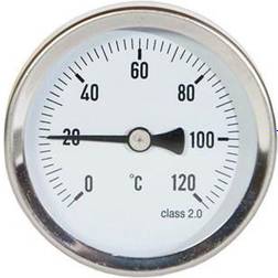 Skivetermometer Ø63 1/2"X40 Mm 0-120°C
