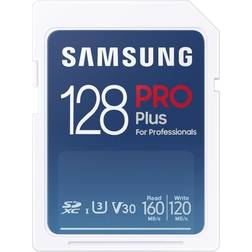 Samsung Pro Plus 2021 SDXC Class 10 UHS-I U3 V30 160/120MB/s 128GB