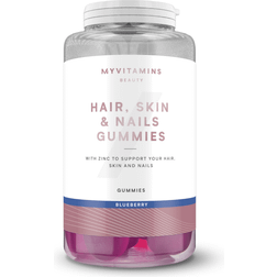 Myvitamins Hair, Skin og Nails Vingummi 30servings Blåbær