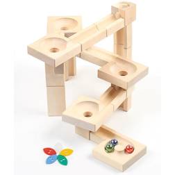 Varis Toys Marmor Træ Kuglebane Fix&Lock Twister