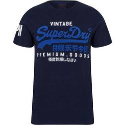 Superdry Vintage Logo T-shirt - Midnight Blue Grit