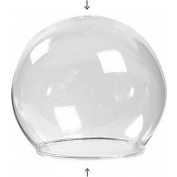 Creativ Company Kugleformet glasklokke diameter 8 cm hulstørrelse 5 cm transparent 4 stk