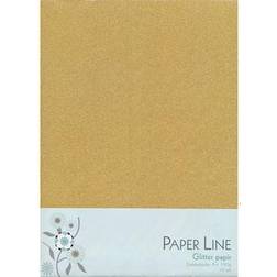 Paper line Glitter Papir Guld