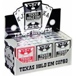 Cartamundi Copag Texas Hold 'Em Silver Peek Index Red