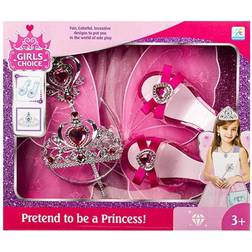 Udklædningssæt med prinsesse pink