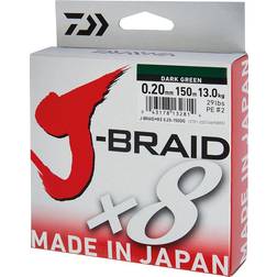 Daiwa J-Braid X8 Dark Green-0,20mm