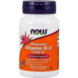 Now Foods Vitamin D-3 1000 IU (Chewable) 180 chewables