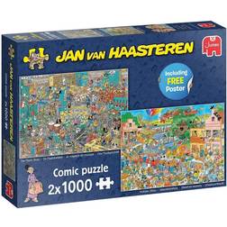 Jumbo Jan van Haasteren Music Shop & Holiday Jitters 1000 Pieces