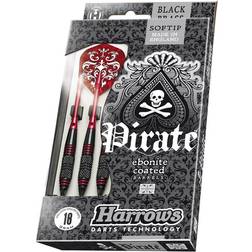 Harrows Softip Pirate Black Brass Softtip Dartpile 18 g