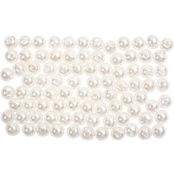 Creativ Company Wax Beads, D: 4 mm, hole size 0,7 mm, mother-of-pearl, 150 pc/ 1 pack