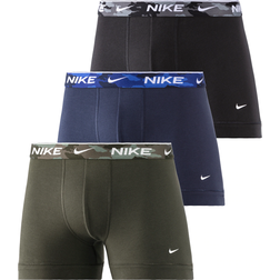 Nike Everyday Cotton Stretch Boxer 3-pack - Multi-Color/Olive/Obsidian/Black