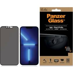 PanzerGlass AntiBacterial CamSlider Dual Privacy Screen Protector for iPhone 13 Pro Max