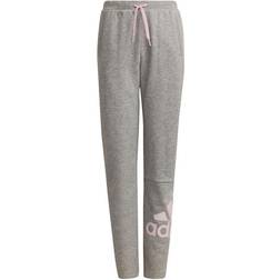 adidas Essentials French Terry Joggers Kids - Medium Grey Heather/Clear Pink